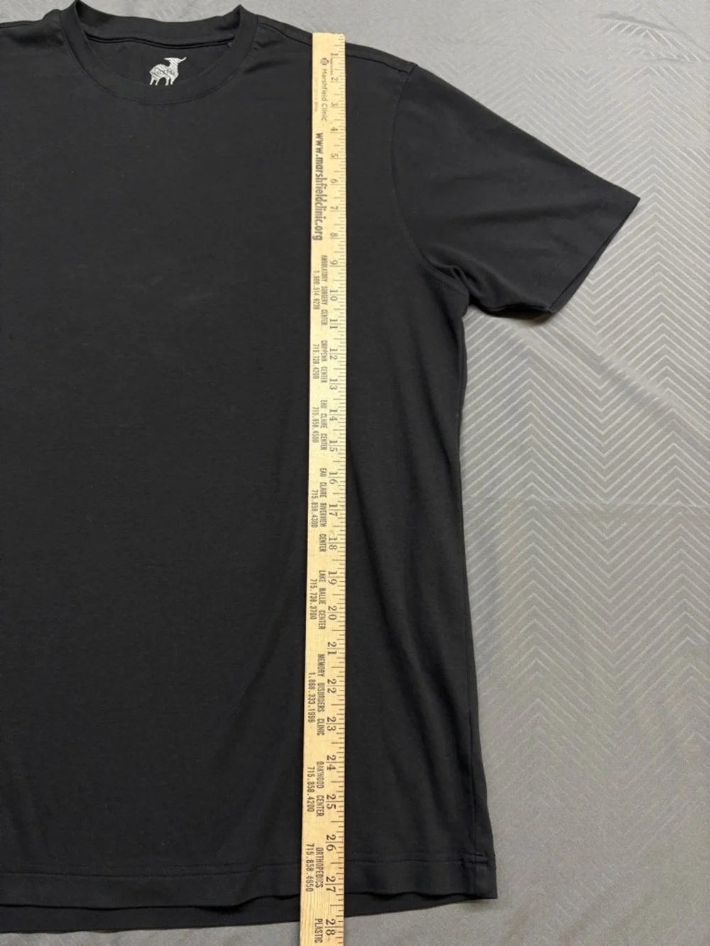 Raffi Men’s Cotton T-Shirt Black Size L Short Sleeve - Picture 7 of 7
